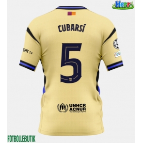 Barcelona Pau Cubarsi #5 Bortatröja 2025-26 Kortärmad